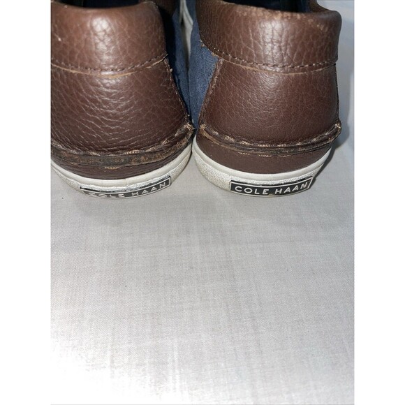 Cole Haan Pinch Men’s Fabric Penny Loafers Size 10 M Blue Brown Boating Walking main image 9